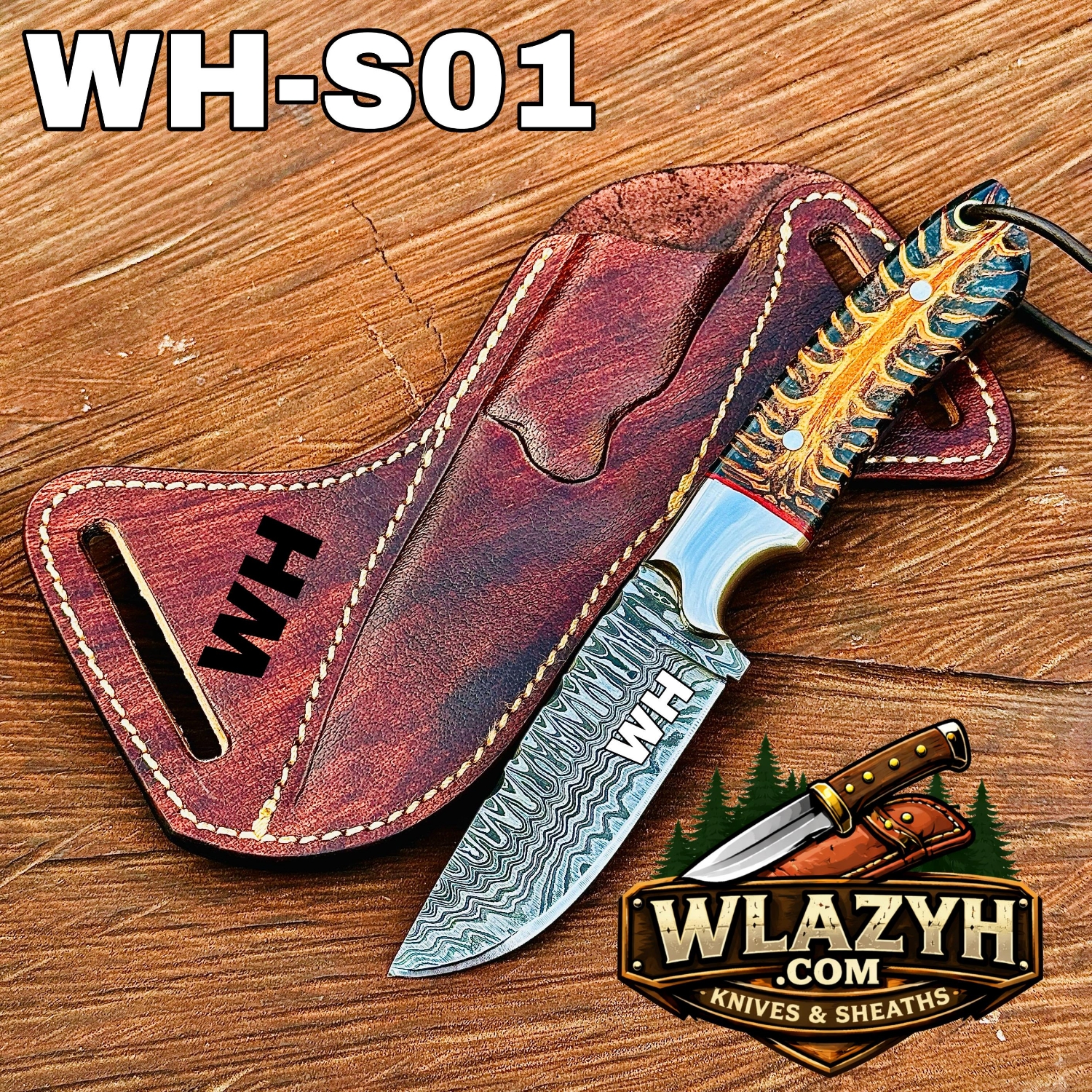 Picsart_26-02-15_21-31-59-267 Handmade Cowboy Knife | Western Cowboy Skinner Hunting Knife with Leather Sheath - Image 1