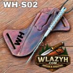 Handmade Cowboy Knife | Western Cowboy Skinner Hunting Knife with Leather Sheath - Image 3