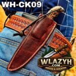 Handmade Cowboy Knife | Western Cowboy Skinner Hunting Knife with Leather Sheath - Image 6