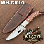 Handmade Cowboy Knife | Western Cowboy Skinner Hunting Knife with Leather Sheath