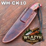 Handmade Cowboy Knife | Western Cowboy Skinner Hunting Knife with Leather Sheath - Image 5