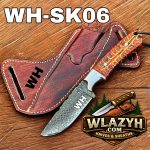Handmade Cowboy Knife | Western Cowboy Skinner Hunting Knife with Leather Sheath