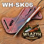 Handmade Cowboy Knife | Western Cowboy Skinner Hunting Knife with Leather Sheath - Image 3