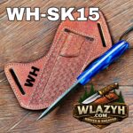 Handmade Cowboy Knife | Western Cowboy Skinner Hunting Knife with Leather Sheath - Image 3