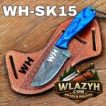 Handmade Cowboy Knife | Western Cowboy Skinner Hunting Knife with Leather Sheath - Image 4