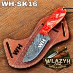 Handmade Cowboy Knife | Western Cowboy Skinner Hunting Knife with Leather Sheath - Image 4