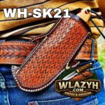 Handmade Cowboy Knife | Western Cowboy Skinner Hunting Knife with Leather Sheath - Image 7