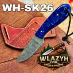 Handmade Cowboy Knife | Western Cowboy Skinner Hunting Knife with Leather Sheath - Image 4