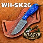 Handmade Cowboy Knife | Western Cowboy Skinner Hunting Knife with Leather Sheath - Image 5