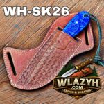Handmade Cowboy Knife | Western Cowboy Skinner Hunting Knife with Leather Sheath - Image 6