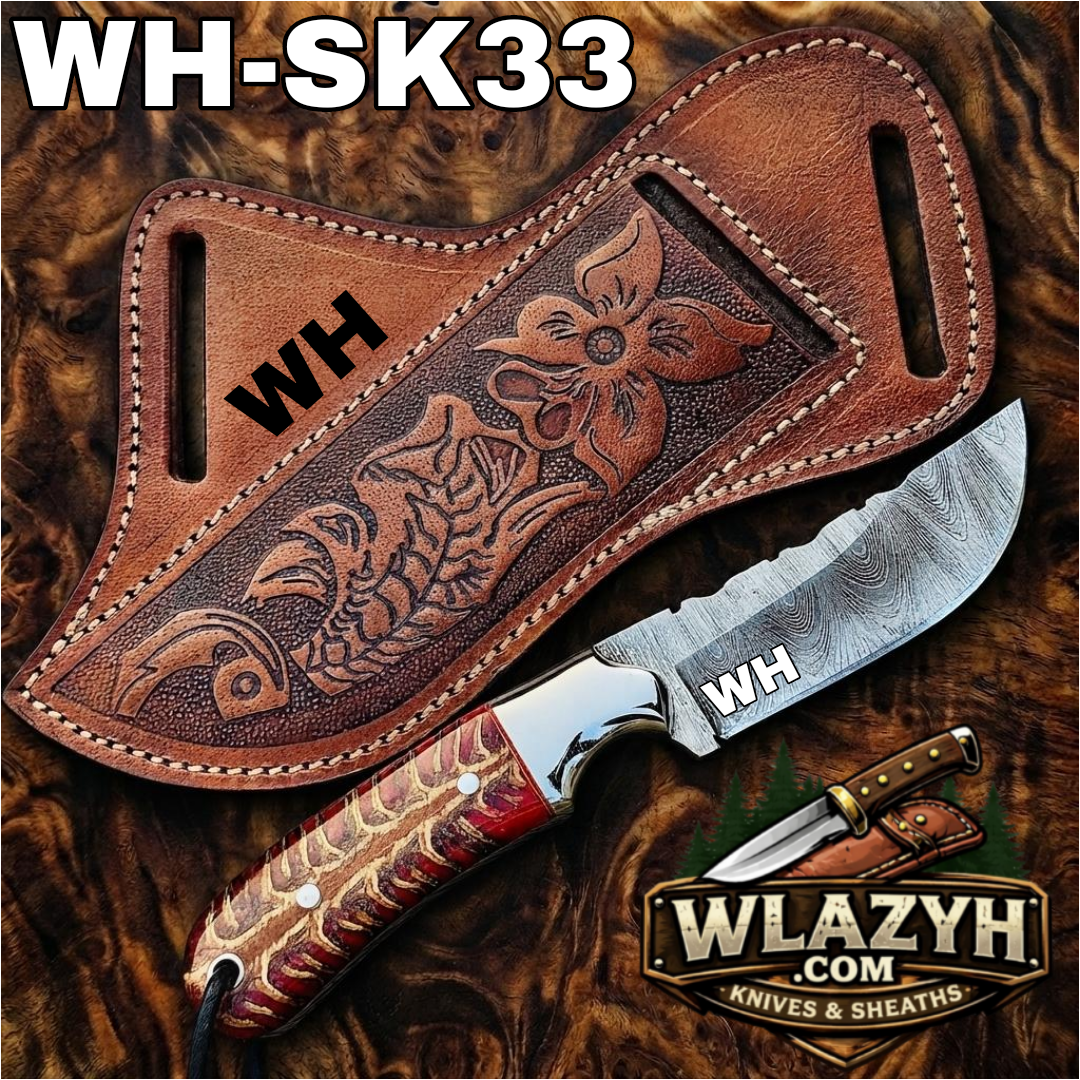 Picsart_26-07-23_20-32-58-671 Handmade Cowboy Knife | Western Cowboy Skinner Hunting Knife with Leather Sheath. - Image 1