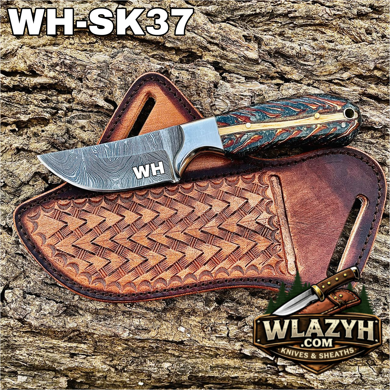 Picsart_26-07-24_19-53-58-757 Handmade Cowboy Knife | Western Cowboy Skinner Hunting Knife with Leather Sheath. - Image 1