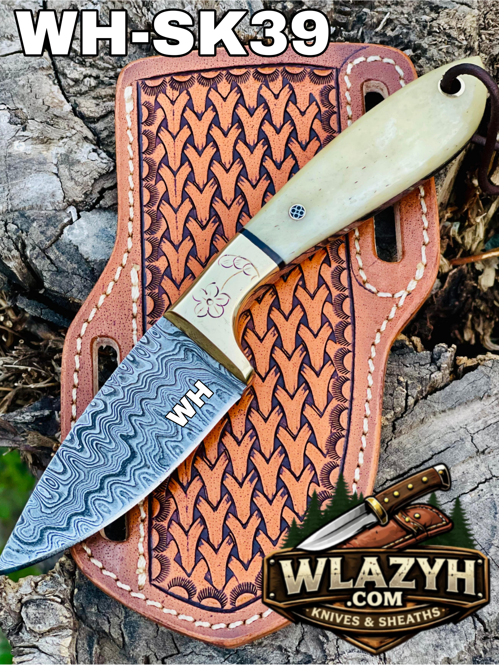 Picsart_26-07-25_18-38-10-318 Handmade Cowboy Knife | Western Cowboy Skinner Hunting Knife with Leather Sheath. - Image 1