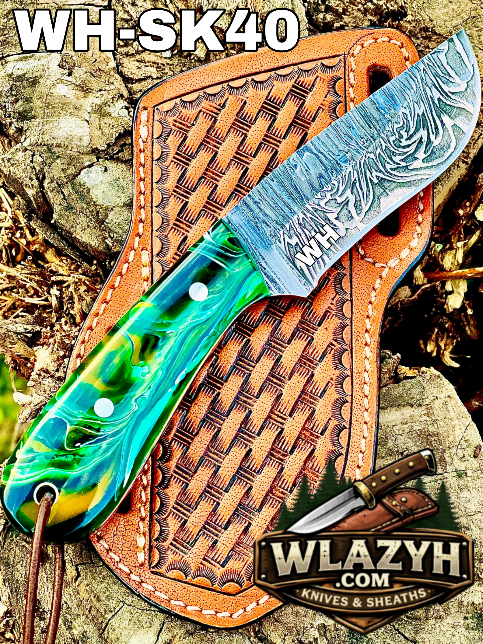Picsart_26-07-25_18-42-27-030 Handmade Cowboy Knife | Western Cowboy Skinner Hunting Knife with Leather Sheath. - Image 1