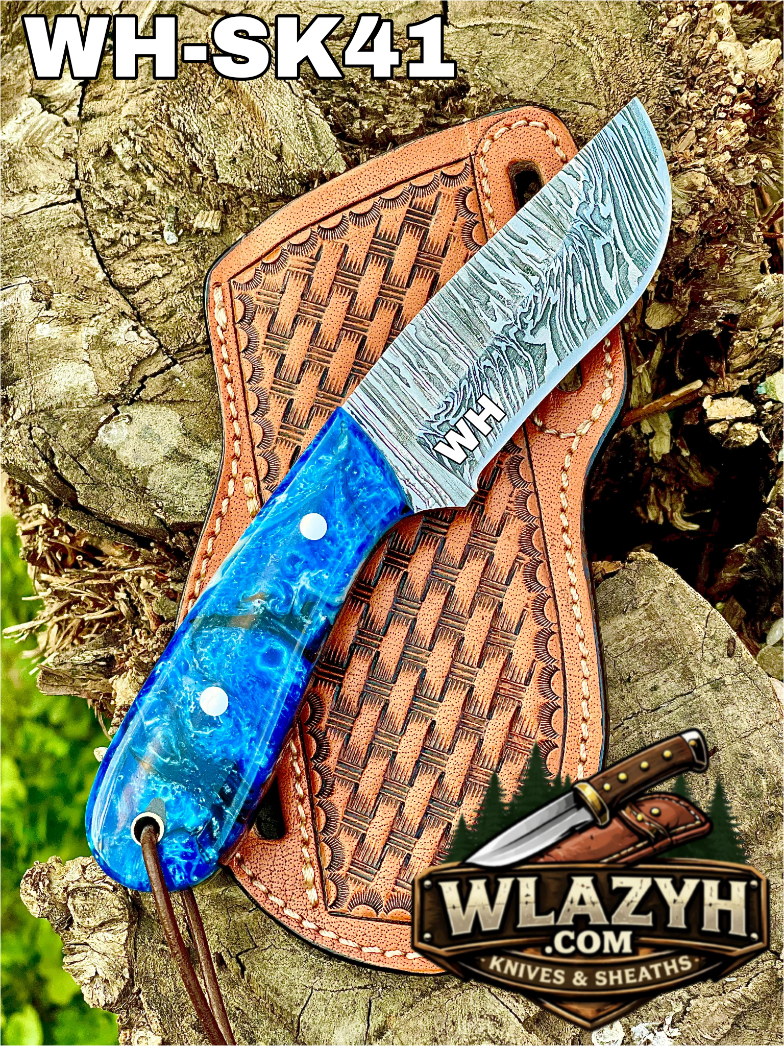 Picsart_26-07-25_18-45-52-922 Handmade Cowboy Knife | Western Cowboy Skinner Hunting Knife with Leather Sheath. - Image 1