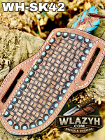 Handmade Cowboy Knife | Western Cowboy Skinner Hunting Knife with Leather Sheath. - Image 3
