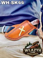 Handmade Cowboy Knife | Western Cowboy Skinner Hunting Knife with Leather Sheath. - Image 3