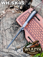 Handmade Cowboy Knife | Western Cowboy Skinner Hunting Knife with Leather Sheath. - Image 3