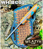 Handmade Bull Cutter | Premium Hunting & Skinning Knife with Leather Sheath. - Image 3