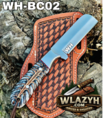 Handmade Bull Cutter | Premium Hunting & Skinning Knife with Leather Sheath. - Image 2