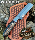 Handmade Bull Cutter | Premium Hunting & Skinning Knife with Leather Sheath. - Image 2