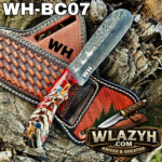 Handmade Bull Cutter | Premium Hunting & Skinning Knife with Leather Sheath. - Image 3