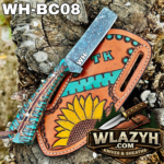 Handmade Bull Cutter | Premium Hunting & Skinning Knife with Leather Sheath. - Image 2