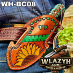 Handmade Bull Cutter | Premium Hunting & Skinning Knife with Leather Sheath. - Image 4