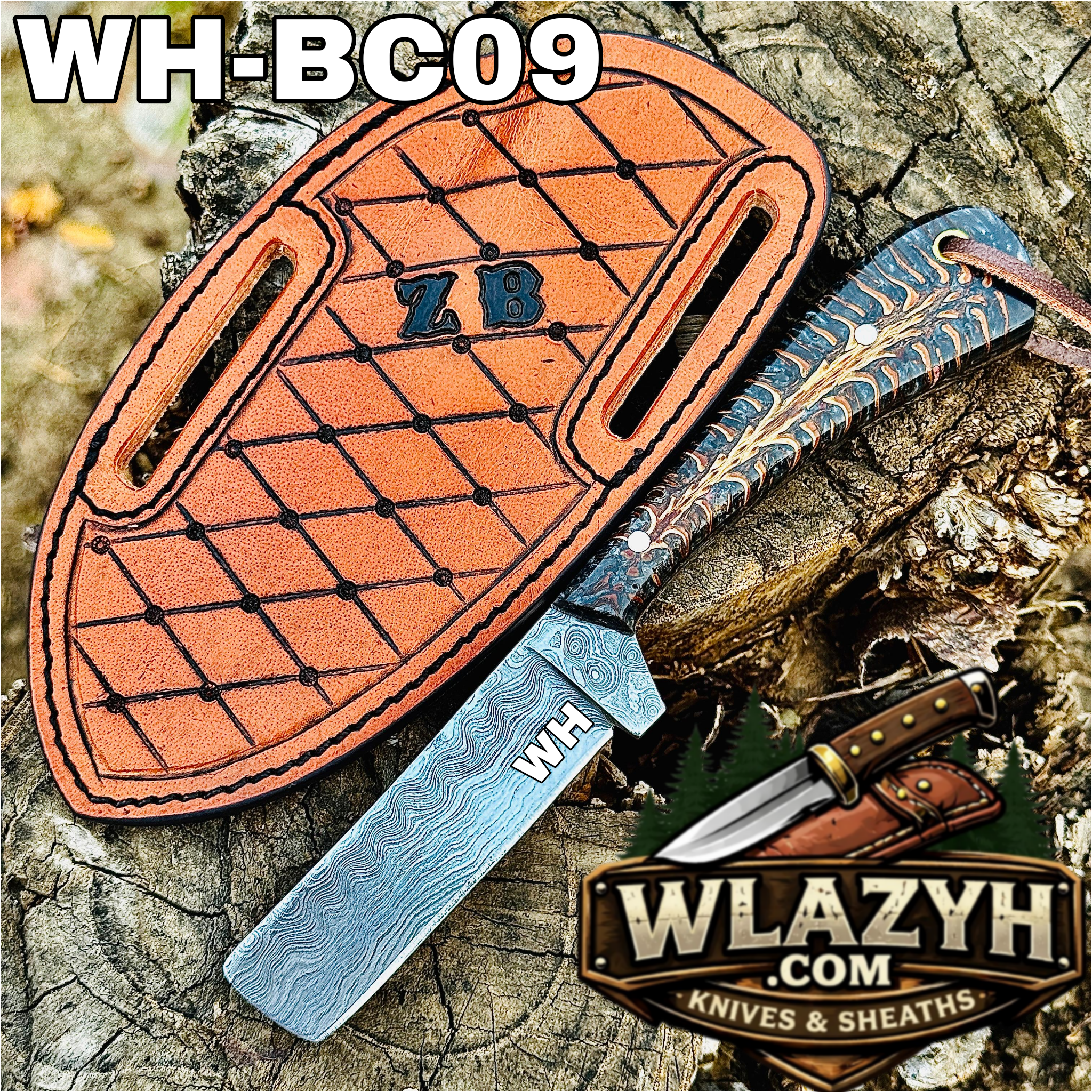 Picsart_26-07-27_02-55-18-769 Handmade Bull Cutter | Premium Hunting & Skinning Knife with Leather Sheath. - Image 1